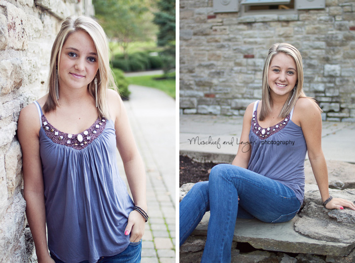Northern Kentucky Senior poses for pictures