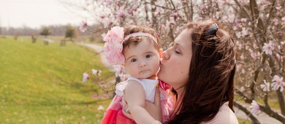mom and baby