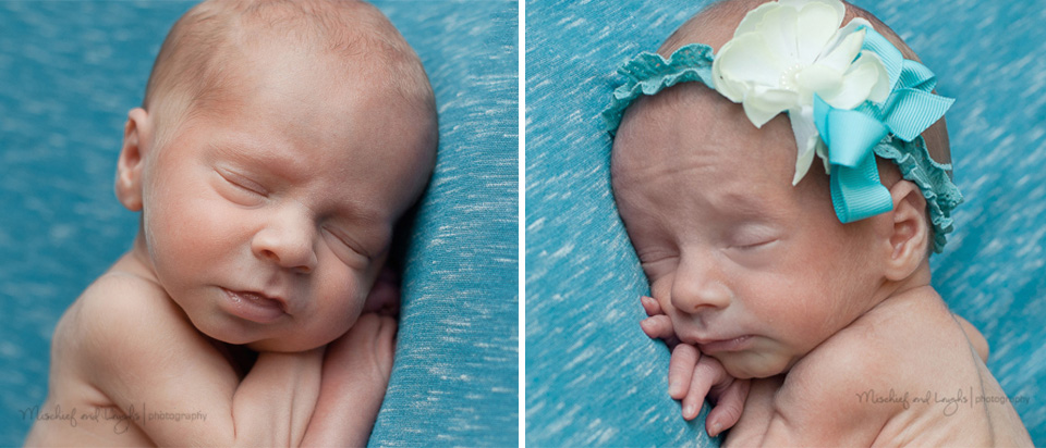 Newborn boy girl twins