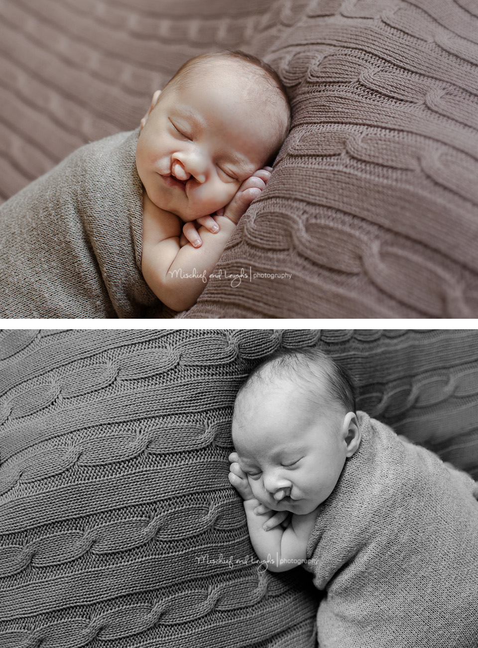 Newborn Baby pictures (baby has a cleft lip, and he's so adorable!) 
