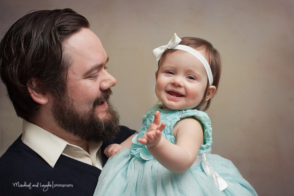 First birthday in the studio, Mischief and Laughs Photography, Cincinnati OH