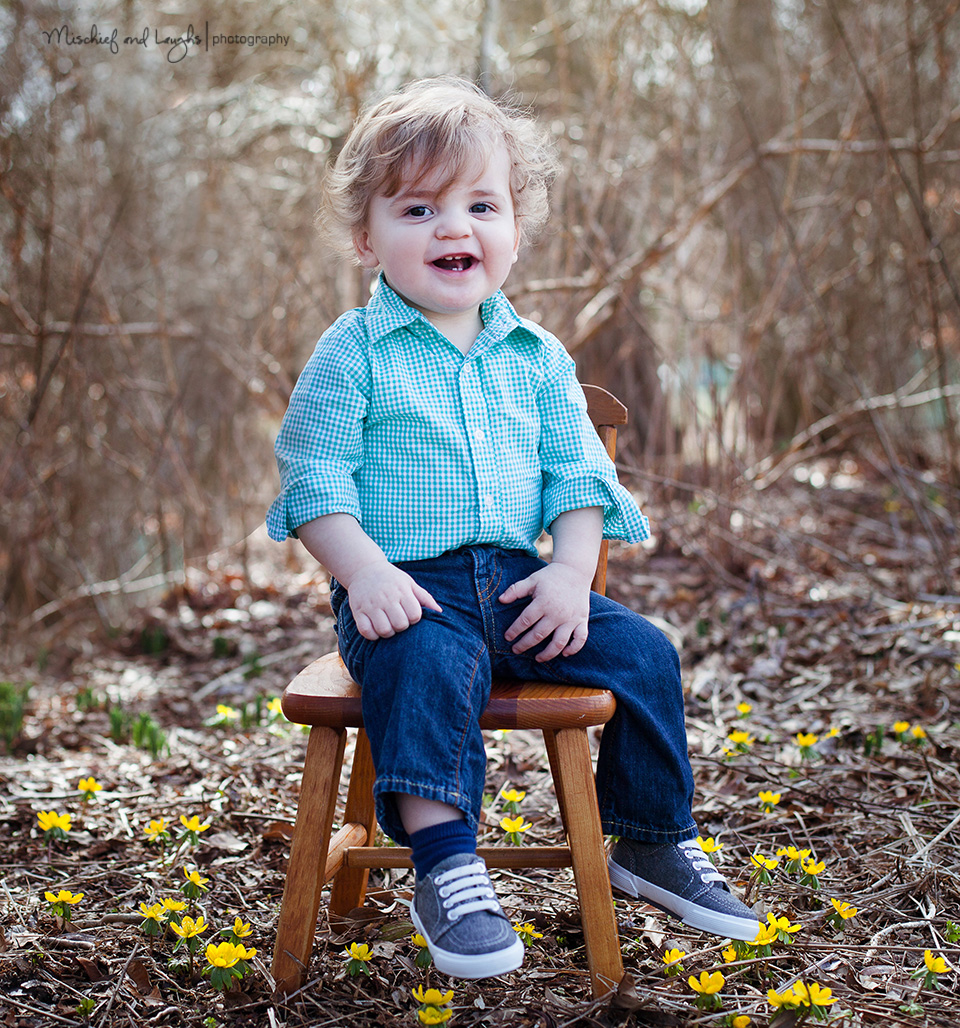 First Birthday Photos Outdoors, Cincinnati Family Photographer, Mischief and Laughs