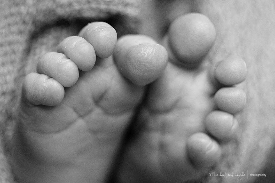 newborn details, Rochester newborn photographer, Mischief and Laughs Photography