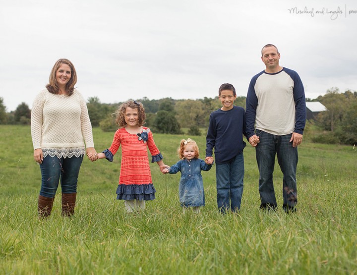 Farm Family; Rustic Skaneateles Family Portraits