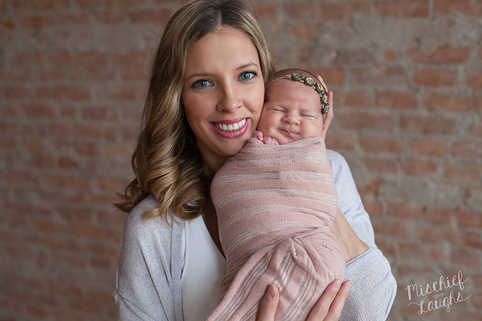 newborn photos with mom, Canandaigua Newborn Photographer