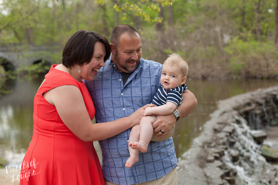 waterfall family pictures, Canandaigua NY