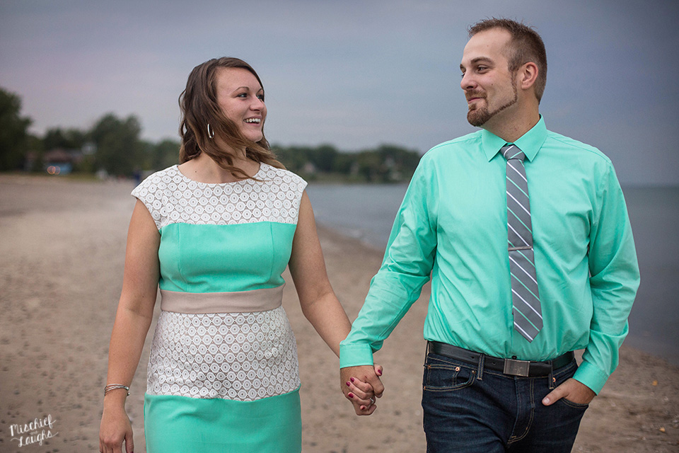 Engagement photos, Sodus Point NY wedding photographer, Mischief and Laughs Photography