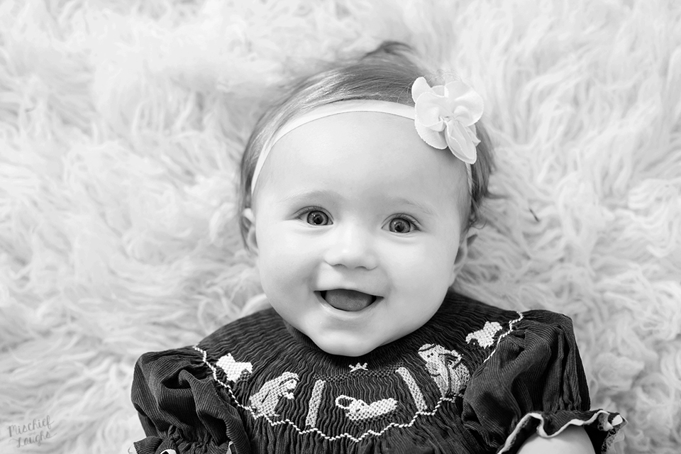 6 month baby photos, milestone photo session, Mischief and Laughs Photography, Rochester NY