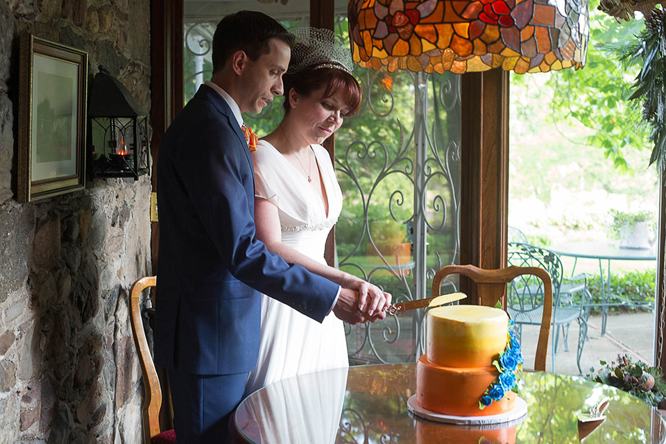 Intimate wedding at Morgan Samuels Bed and Breakfast Canandaigua Wedding Photographer 
