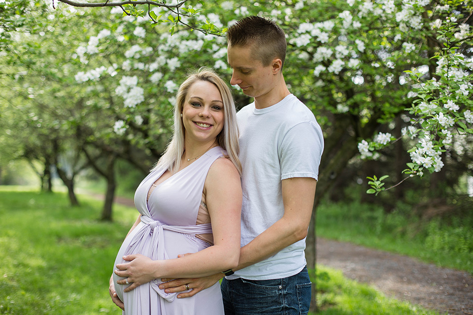 Apple Orchard maternity session, Rochester NY Family Photographer