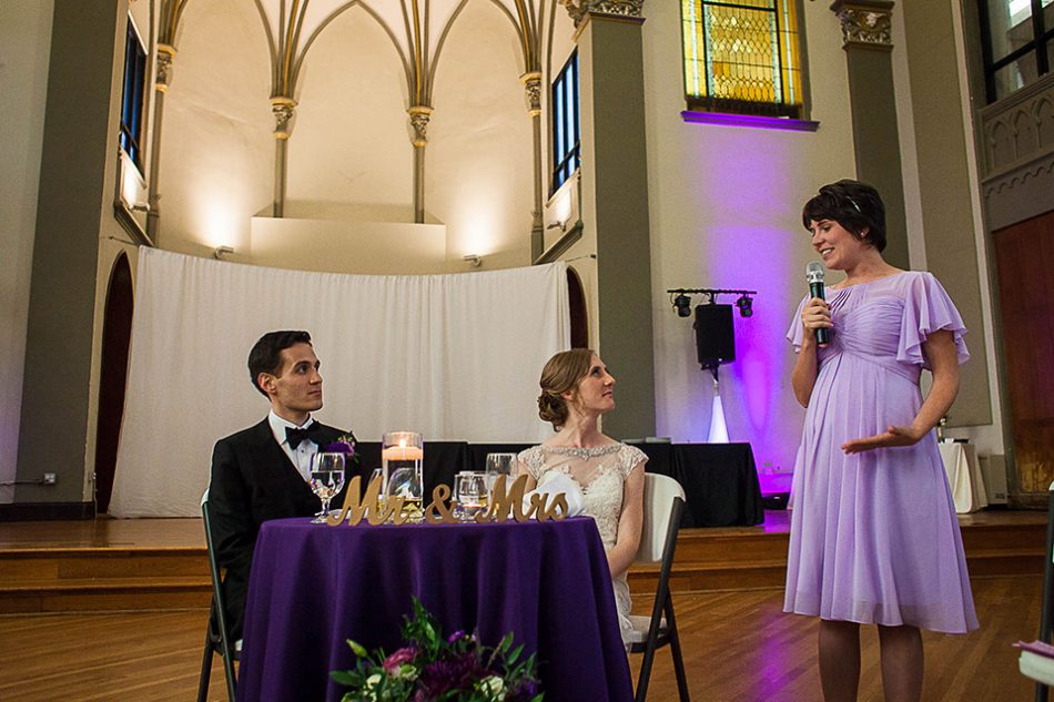toasts during wedding reception, documentary wedding photographer