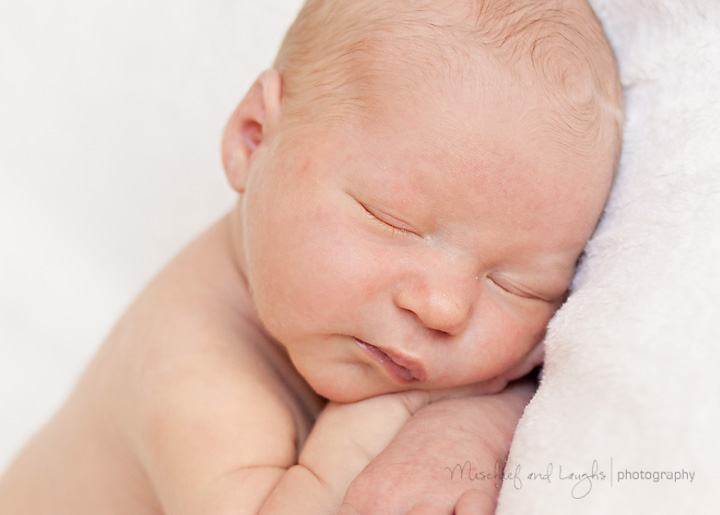 close up of Cincinnati Newborn Photographer