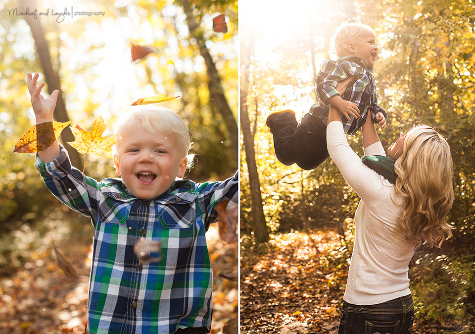 Fall Family portraits, Mischief and Laughs Photography, Cincinnati, OH