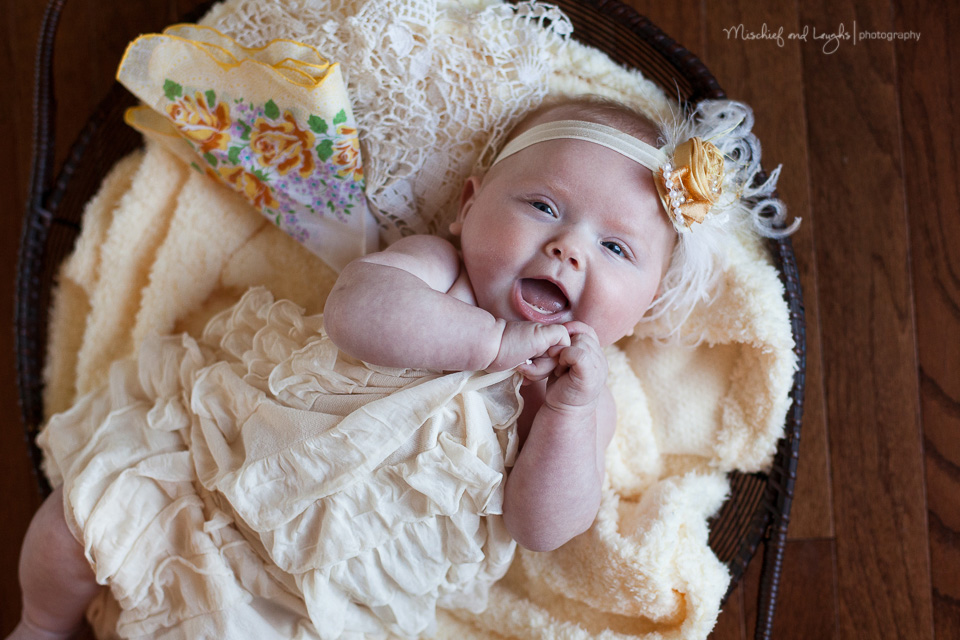 3 Month old pictures, Mischief and Laughs photography, Cincinnati OH
