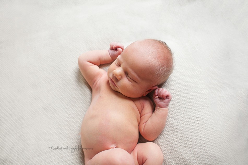 Simple newborn pictures, Rochester Newborn Photographer, Mischief and Laughs Photography