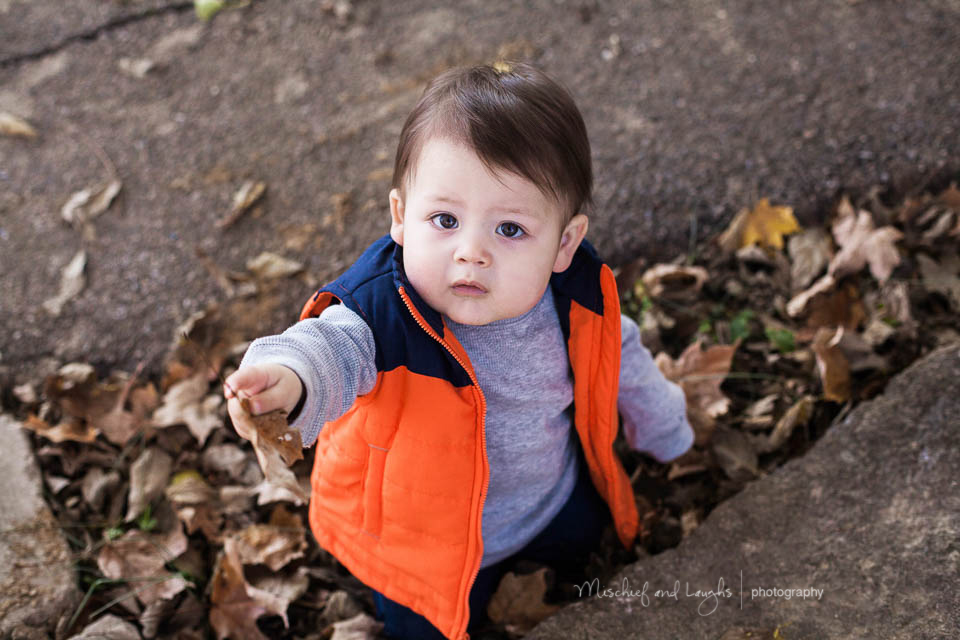 Fall baby pictures what to wear, Mischief and Laughs Photography, Rochester NY