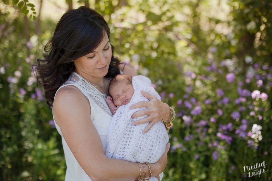 Outdoor newborn photos, Finger Lakes Newborn Photographer