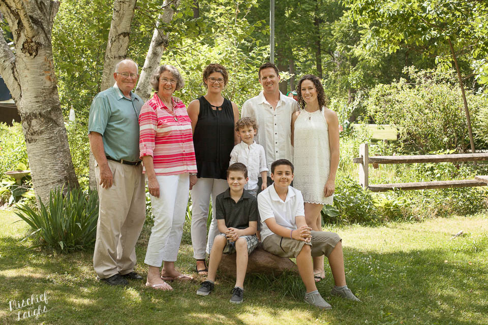 Extended Family at home, Finger Lakes Family Photographer
