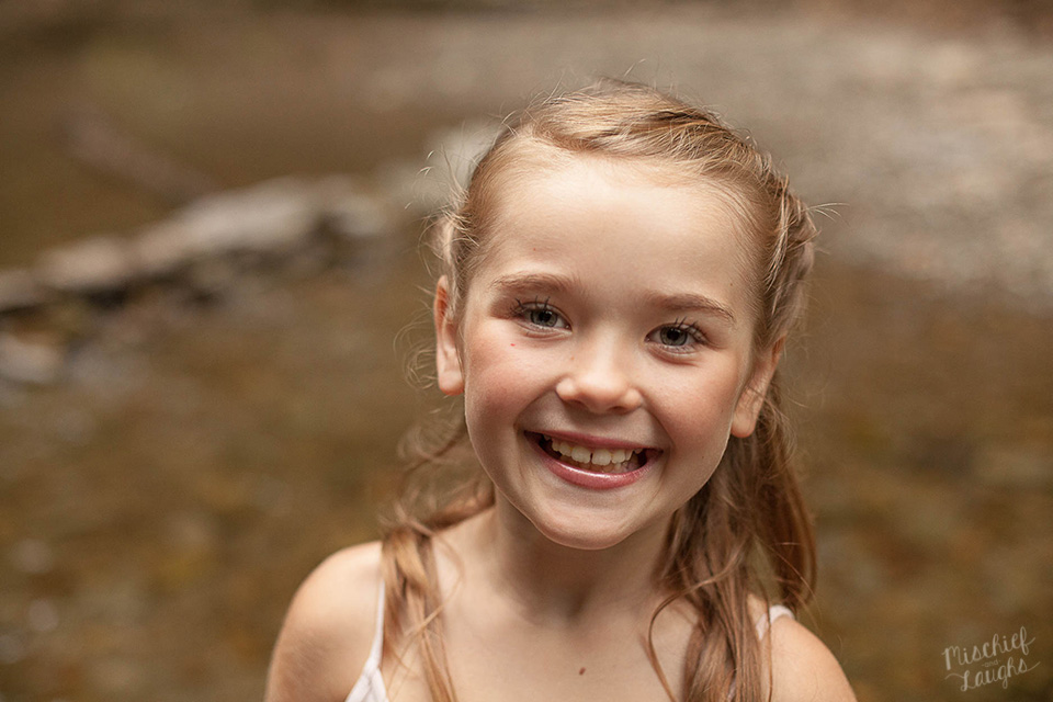 Finger Lakes family photographer, Outdoor photos in a creek
