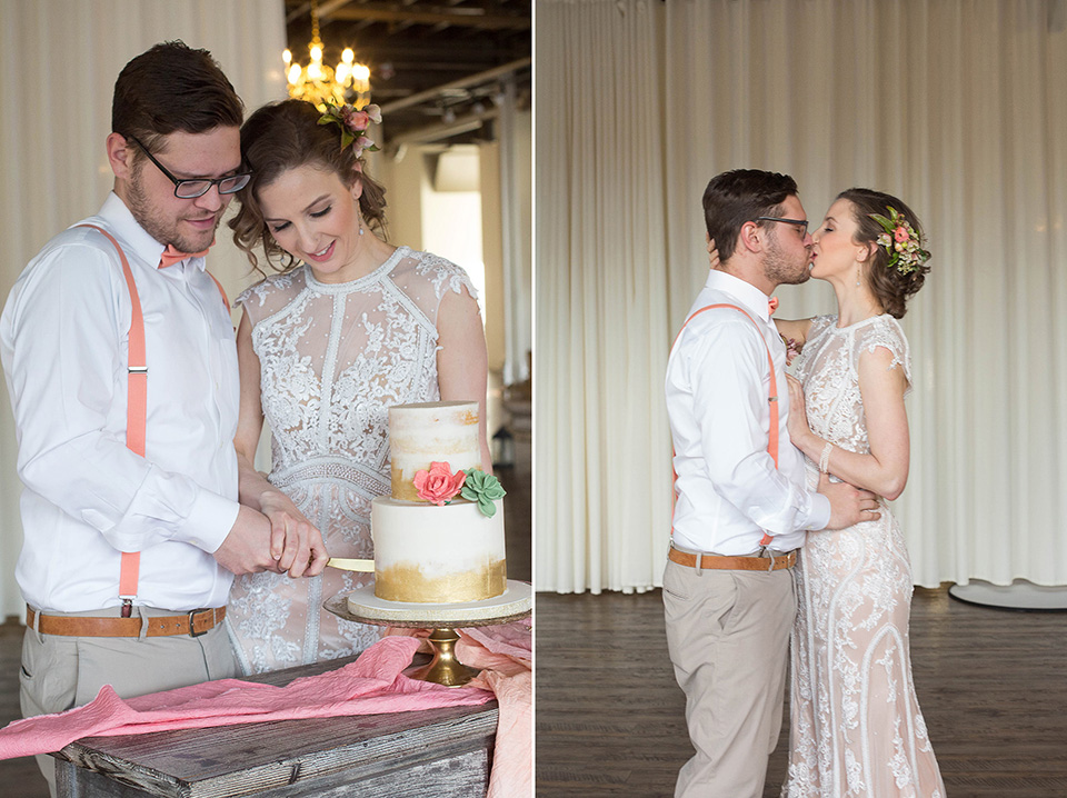 Wedding details and cake, Arbor Loft Styled Wedding Shoot, Rochester Wedding Photographer, Mischief and Laughs Photography 