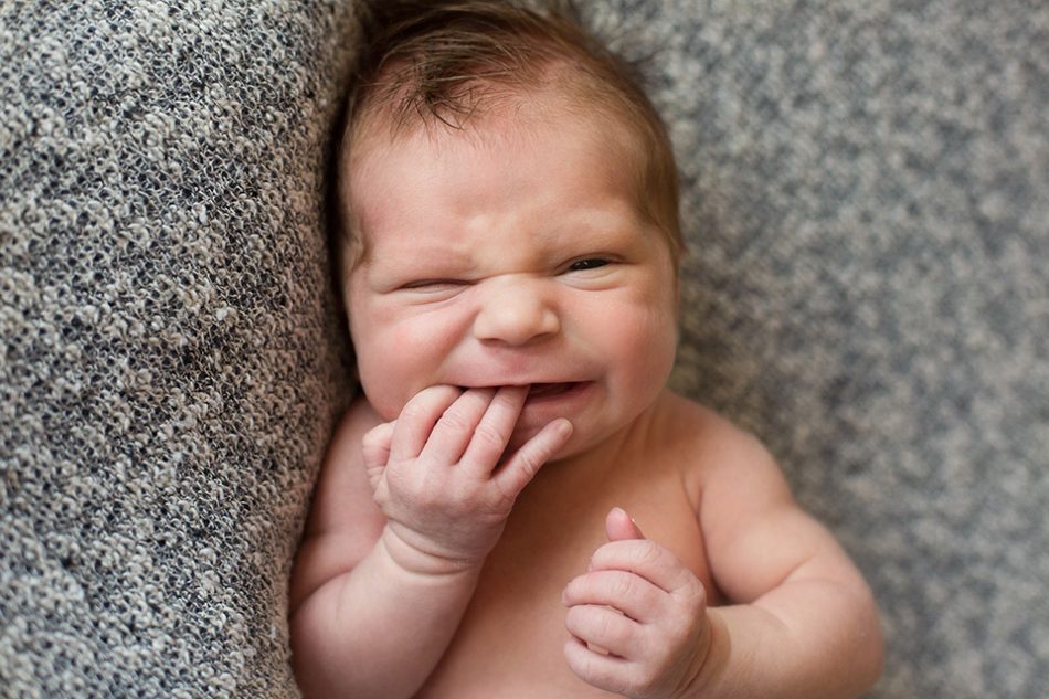 wide awake newborn photos, Rochester Newborn Photographer, Mischief and Laughs Photography