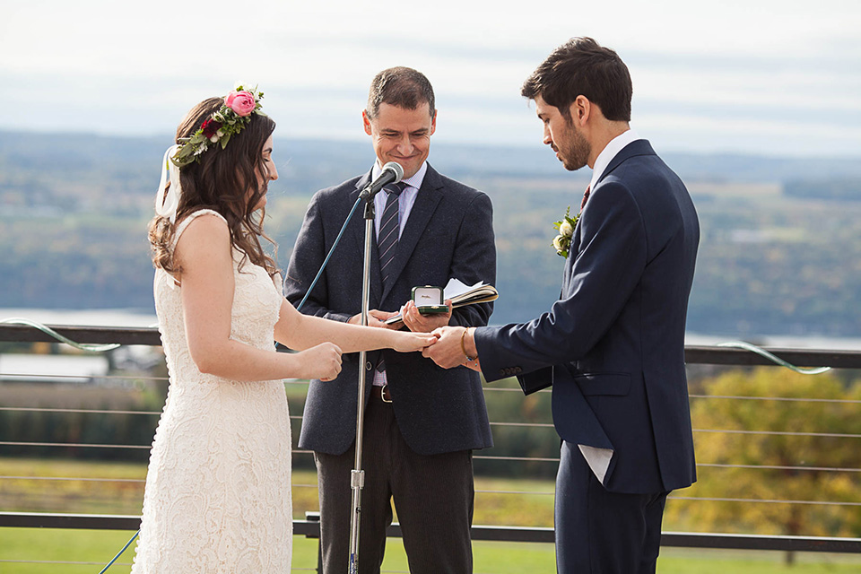 Seneca Lake Ceremony, Finger Lakes Wedding Photographer 