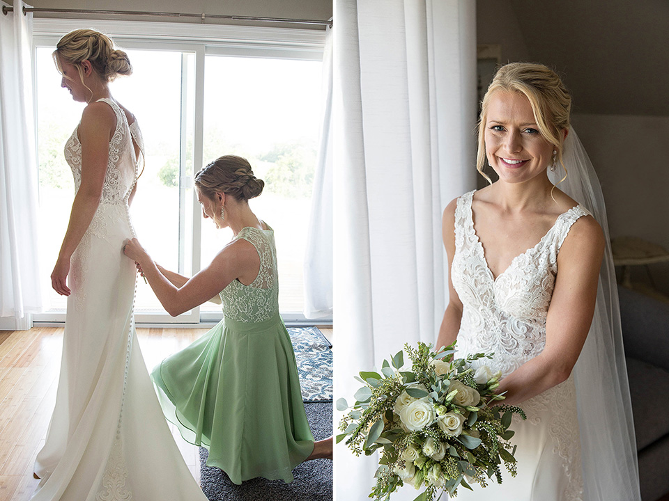 Finger Lakes wedding, bride getting ready for the ceremony, Finger Lakes wedding photographer