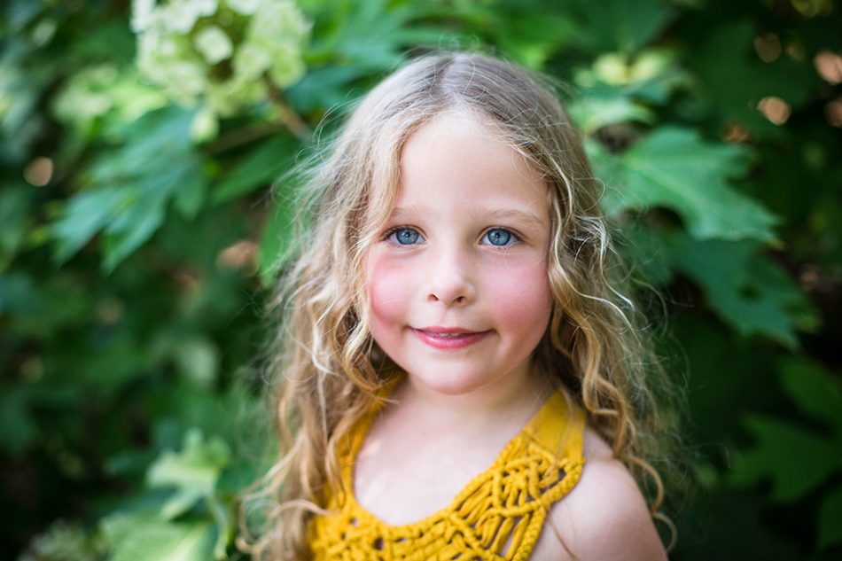 Young girl portrait by Cincinnati Photographer Cara Harrison
