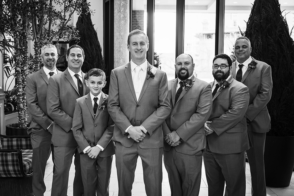 groomsmen at lytle park hotel